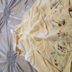 Cream color sleeveless dress